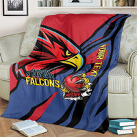 Antigua and Barbuda Cricket Custom Blanket Go Champions Falcons - Wonder Print Shop