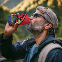 Antigua and Barbuda Cricket Custom 4 in 1 Can Cooler Tumbler Go Champions Falcons - Wonder Print Shop