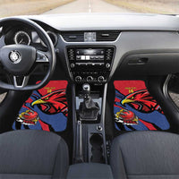 Antigua and Barbuda Cricket Custom Car Mats Go Champions Falcons - Wonder Print Shop