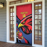 Antigua and Barbuda Cricket Custom Door Cover Go Champions Falcons - Wonder Print Shop