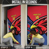 Antigua and Barbuda Cricket Custom Door Cover Go Champions Falcons - Wonder Print Shop