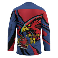 Antigua and Barbuda Cricket Custom Hockey Jersey Go Champions Falcons - Wonder Print Shop