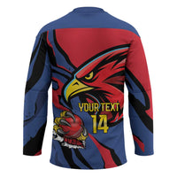 Antigua and Barbuda Cricket Custom Hockey Jersey Go Champions Falcons - Wonder Print Shop