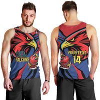 Antigua and Barbuda Cricket Custom Men Tank Top Go Champions Falcons - Wonder Print Shop