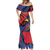 Antigua and Barbuda Cricket Custom Mermaid Dress Go Champions Falcons - Wonder Print Shop
