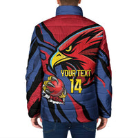 Antigua and Barbuda Cricket Custom Padded Jacket Go Champions Falcons - Wonder Print Shop