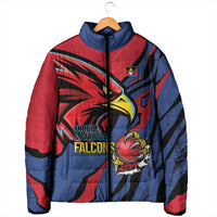 Antigua and Barbuda Cricket Custom Padded Jacket Go Champions Falcons - Wonder Print Shop