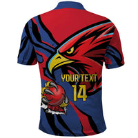 Antigua and Barbuda Cricket Custom Polo Shirt Go Champions Falcons - Wonder Print Shop