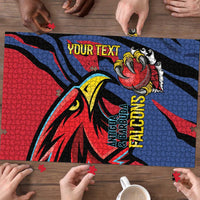 Antigua and Barbuda Cricket Custom Puzzle Go Champions Falcons - Wonder Print Shop