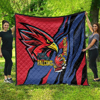 Antigua and Barbuda Cricket Custom Quilt Go Champions Falcons - Wonder Print Shop