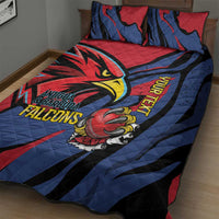 Antigua and Barbuda Cricket Custom Quilt Bed Set Go Champions Falcons - Wonder Print Shop