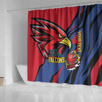 Antigua and Barbuda Cricket Custom Shower Curtain Go Champions Falcons - Wonder Print Shop