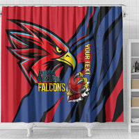 Antigua and Barbuda Cricket Custom Shower Curtain Go Champions Falcons - Wonder Print Shop