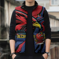 Antigua and Barbuda Cricket Custom Sleeveless Puffer Jacket Go Champions Falcons - Wonder Print Shop