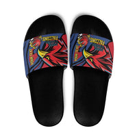 Antigua and Barbuda Cricket Custom Slide Sandals Go Champions Falcons - Wonder Print Shop