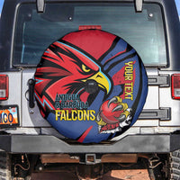 Antigua and Barbuda Cricket Custom Spare Tire Cover Go Champions Falcons - Wonder Print Shop