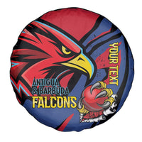 Antigua and Barbuda Cricket Custom Spare Tire Cover Go Champions Falcons - Wonder Print Shop