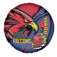 Antigua and Barbuda Cricket Custom Spare Tire Cover Go Champions Falcons - Wonder Print Shop