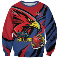 Antigua and Barbuda Cricket Custom Sweatshirt Go Champions Falcons - Wonder Print Shop