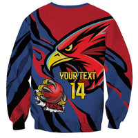 Antigua and Barbuda Cricket Custom Sweatshirt Go Champions Falcons - Wonder Print Shop