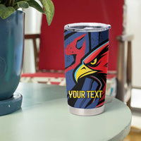 Antigua and Barbuda Cricket Custom Tumbler Cup Go Champions Falcons - Wonder Print Shop