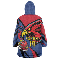 Antigua and Barbuda Cricket Custom Wearable Blanket Hoodie Go Champions Falcons - Wonder Print Shop