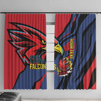 Antigua and Barbuda Cricket Custom Window Curtain Go Champions Falcons - Wonder Print Shop