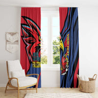 Antigua and Barbuda Cricket Custom Window Curtain Go Champions Falcons - Wonder Print Shop