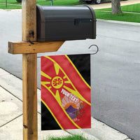 Personalised Macedonia National Day Garden Flag New Sun of Liberty Waves Style - Wonder Print Shop