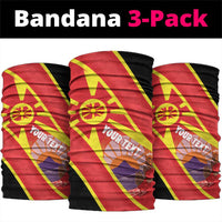 Personalised Macedonia National Day Neck Gaiter New Sun of Liberty Waves Style - Wonder Print Shop