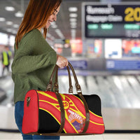 Personalised Macedonia National Day Travel Bag New Sun of Liberty Waves Style - Wonder Print Shop