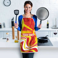 Macedonia Football Custom Apron Go Risovi Grunge Style - Wonder Print Shop