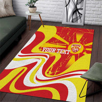 Macedonia Football Custom Area Rug Go Risovi Grunge Style - Wonder Print Shop