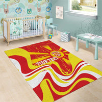 Macedonia Football Custom Area Rug Go Risovi Grunge Style - Wonder Print Shop