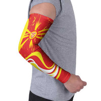 Macedonia Football Custom Arm Sleeves Go Risovi Grunge Style - Wonder Print Shop