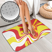 Macedonia Football Custom Bathroom Set Go Risovi Grunge Style - Wonder Print Shop