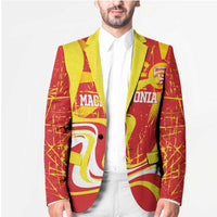 Macedonia Football Custom Blazer Go Risovi Grunge Style - Wonder Print Shop
