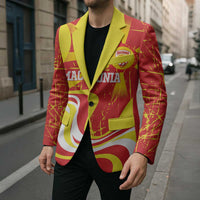 Macedonia Football Custom Blazer Go Risovi Grunge Style - Wonder Print Shop