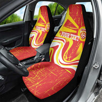 Macedonia Football Custom Car Seat Cover Go Risovi Grunge Style - Wonder Print Shop