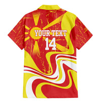 Macedonia Football Custom Family Matching Mermaid Dress and Hawaiian Shirt Go Risovi Grunge Style - Wonder Print Shop