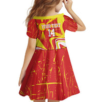 Macedonia Football Custom Family Matching Tank Maxi Dress and Hawaiian Shirt Go Risovi Grunge Style - Wonder Print Shop