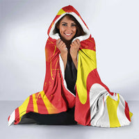 Macedonia Football Custom Hooded Blanket Go Risovi Grunge Style - Wonder Print Shop