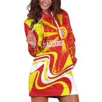 Macedonia Football Custom Hoodie Dress Go Risovi Grunge Style - Wonder Print Shop