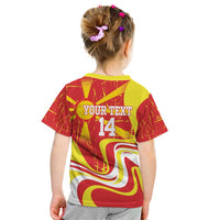 Macedonia Football Custom Kid T Shirt Go Risovi Grunge Style - Wonder Print Shop