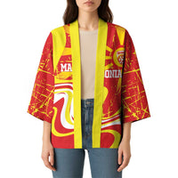 Macedonia Football Custom Kimono Go Risovi Grunge Style - Wonder Print Shop