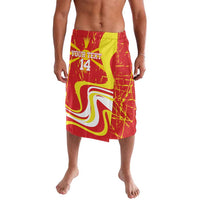 Macedonia Football Custom Lavalava Go Risovi Grunge Style - Wonder Print Shop