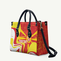 Macedonia Football Custom Leather Bag Go Risovi Grunge Style - Wonder Print Shop