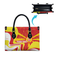 Macedonia Football Custom Leather Bag Go Risovi Grunge Style - Wonder Print Shop