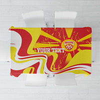 Macedonia Football Custom Tablecloth Go Risovi Grunge Style - Wonder Print Shop