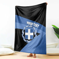 Personalised Greece Hellas Blanket Coat Of Arms - Wonder Print Shop